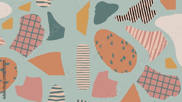 Obraz Creative modern collage background