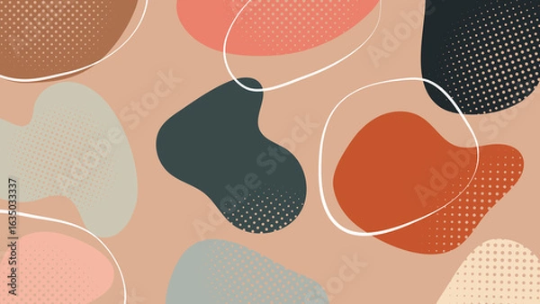 Fototapeta Earthy soft abstract background