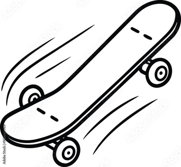 Obraz Skateboard In Motion