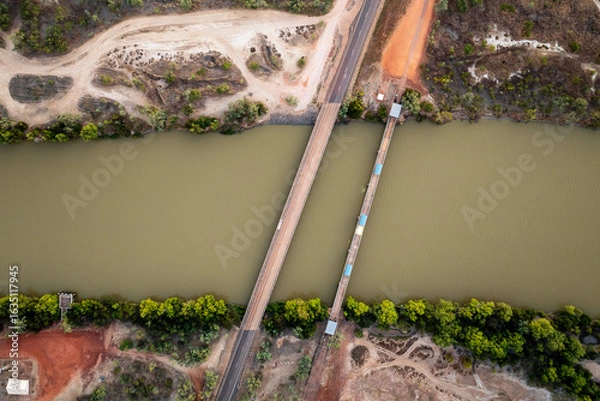 Obraz Bridge over river