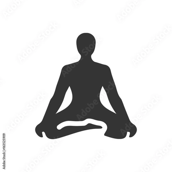 Fototapeta Yoga Icon