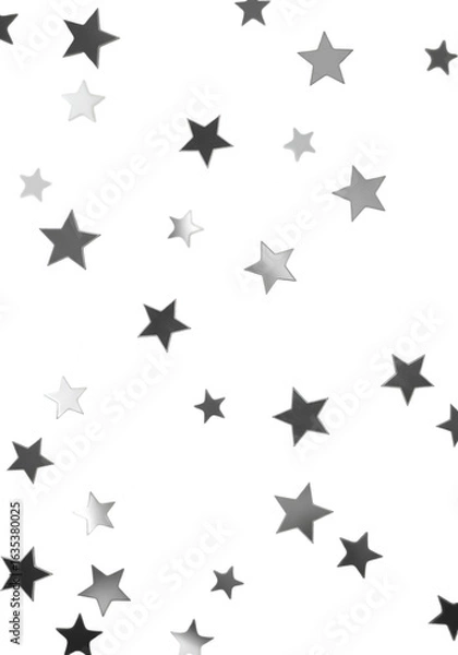 Fototapeta Abstract Starry Pattern Illustration Isolated On Transparent Background
