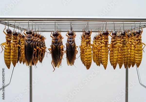 Fototapeta fried insects	
