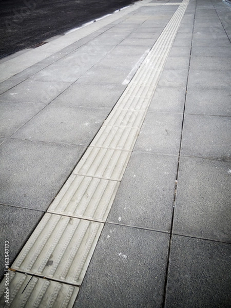 Obraz sidewalk marker