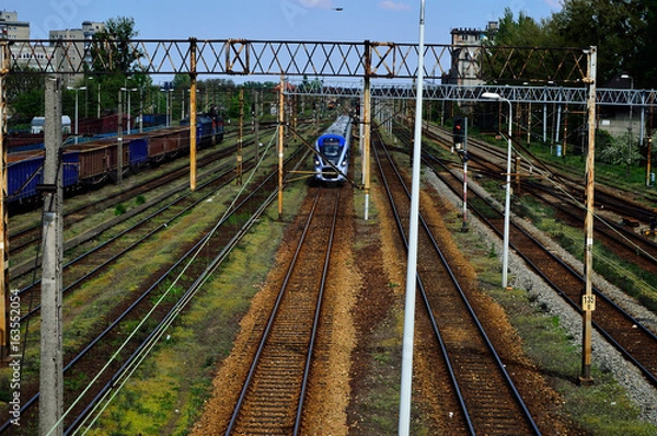 Fototapeta Pociąg na torach