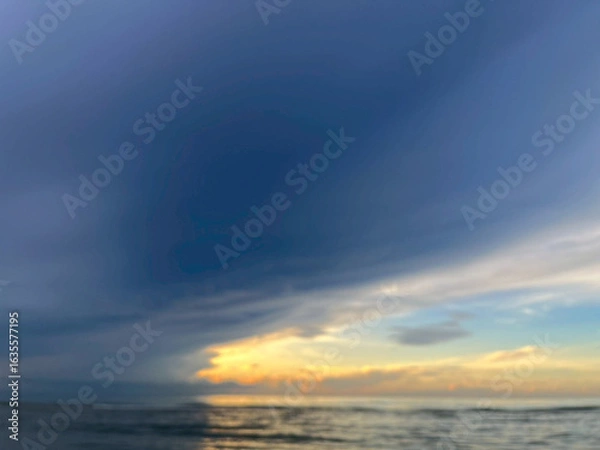 Obraz sunset over the sea