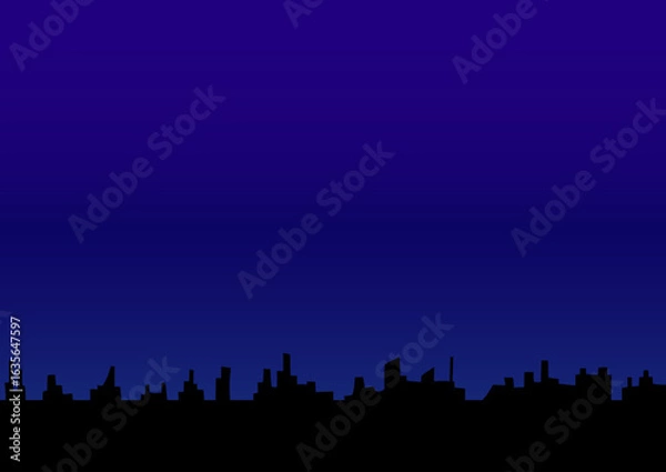 Obraz 夜の都会のフレーム