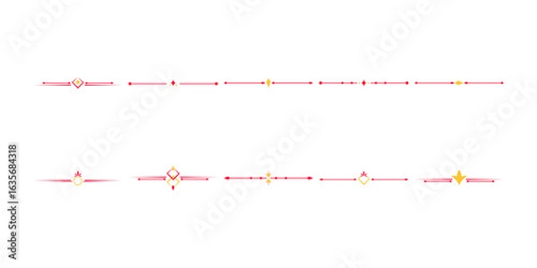 Obraz Elegant Diwali Divider