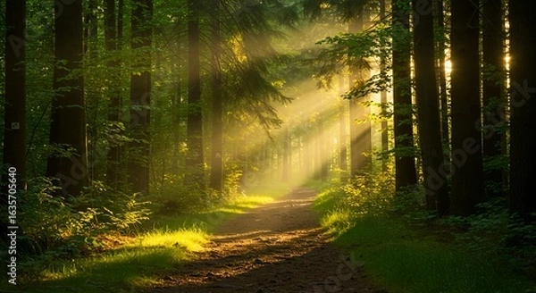 Obraz Calm Nature Walk Path