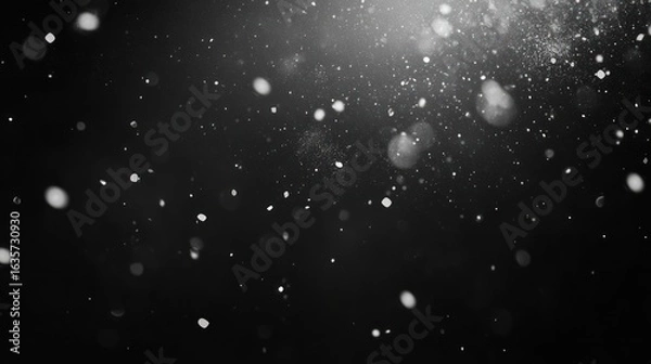 Fototapeta Abstract dark particle background