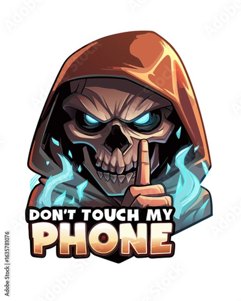 Obraz un teschio incappucciato 07