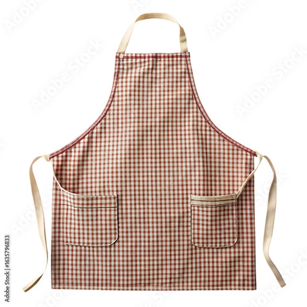 Fototapeta Kitchen Apron Isolated on White Background