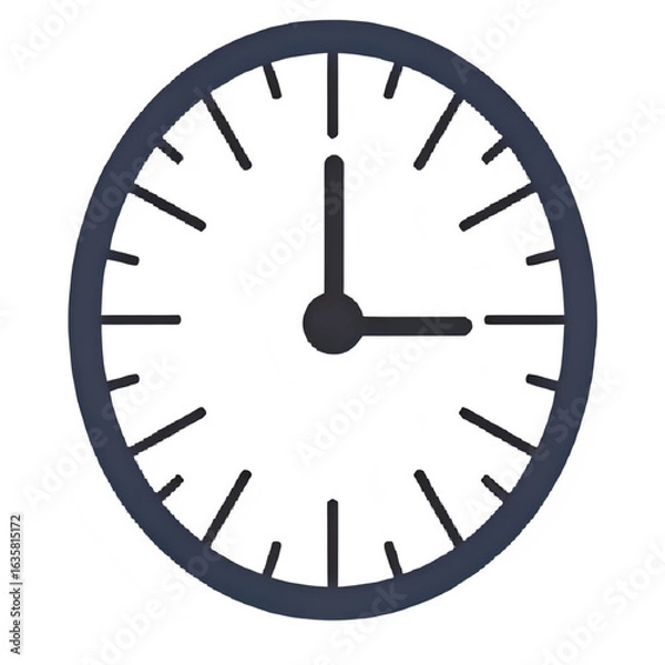 Fototapeta clock isolated on white