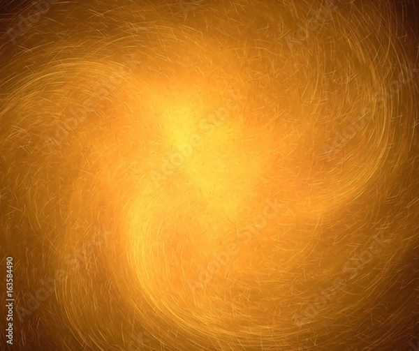 Obraz Black abstract background with fire sparks texture. Rotating yellow and orange fog of flames and sparkles - fractal pattern.