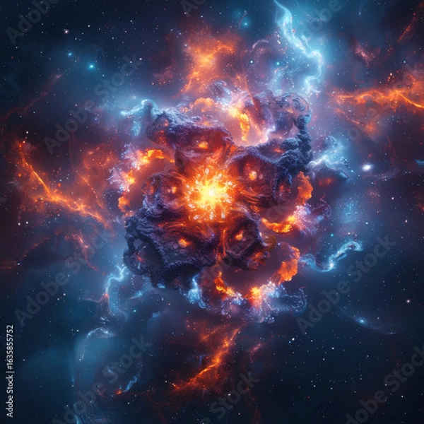 Fototapeta Quantum Light Mandalas