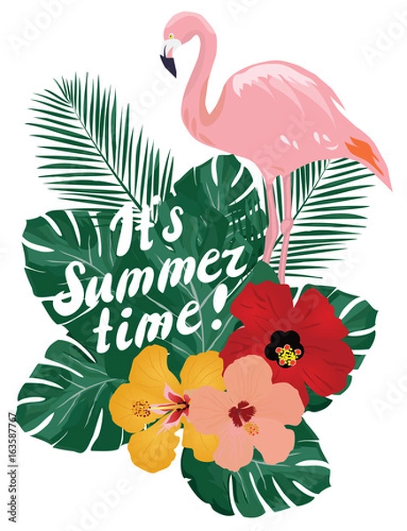 Fototapeta Summer Time Flamingo