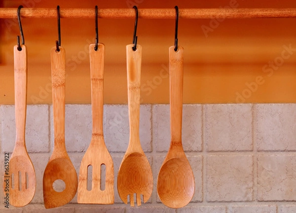 Obraz wood utensils