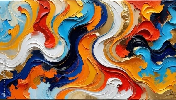 Fototapeta Modern Abstract Art Backdrop