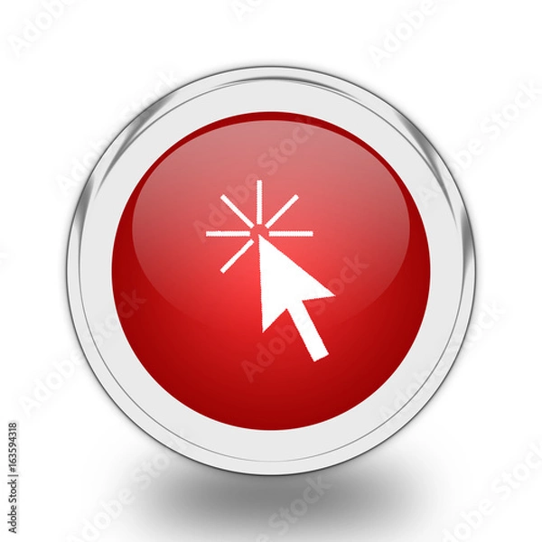 Obraz Click here icon.