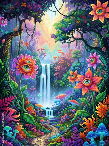 Fototapeta abstract floral background