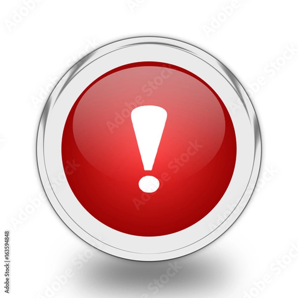 Obraz Exclamation sign icon.
