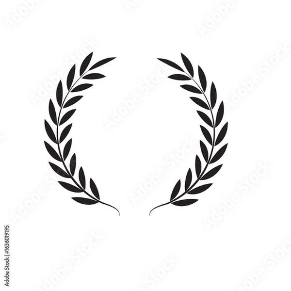 Fototapeta laurel wreath award. transparent png and vector