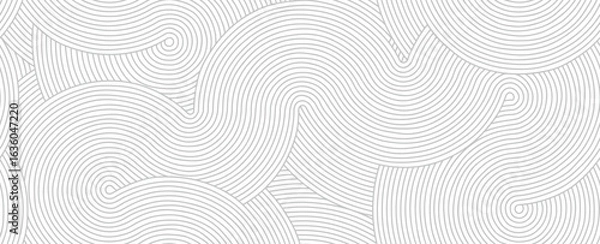 Obraz Elegant abstract geometric pattern circles seamless pattern.