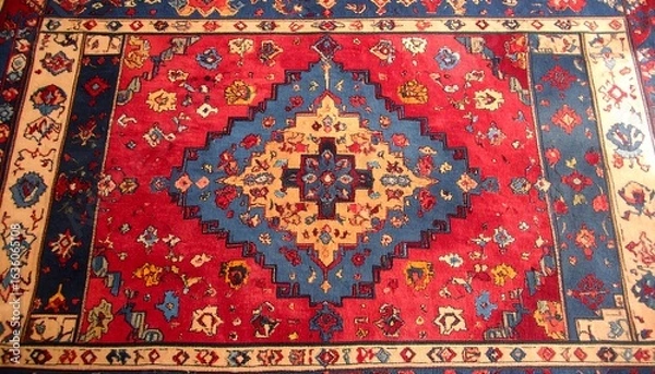 Obraz Vibrant Persian rug pattern