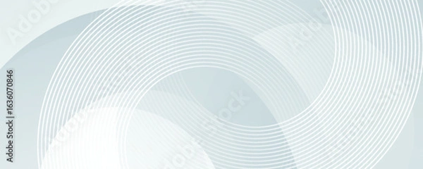 Fototapeta White abstract background with geometric shapes. Minimalist geometric design with a futuristic concept for covers, posters, banners, brochures, presentations and flyers.