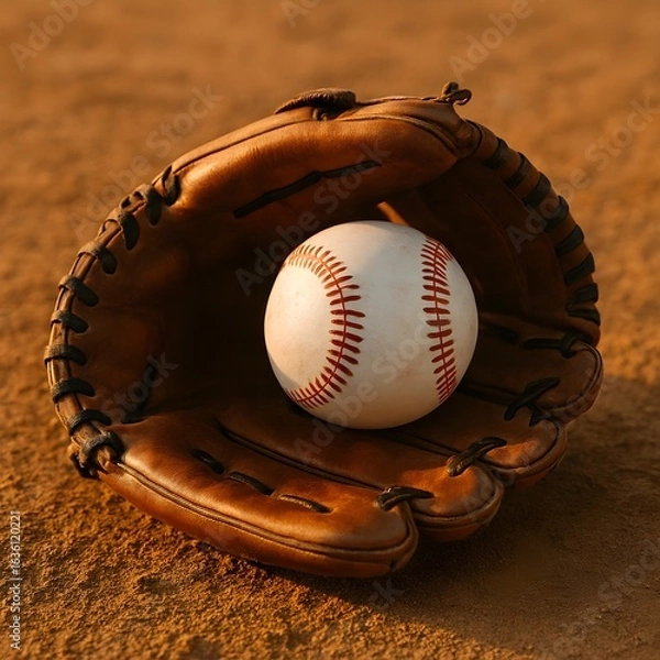 Obraz baseball and glove