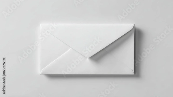 Fototapeta envelope on white background