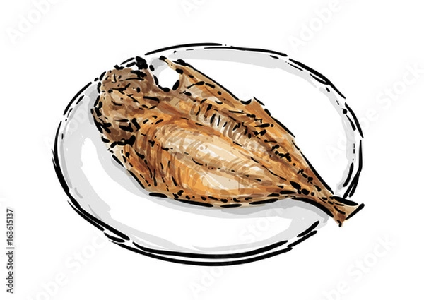 Fototapeta アジの開き