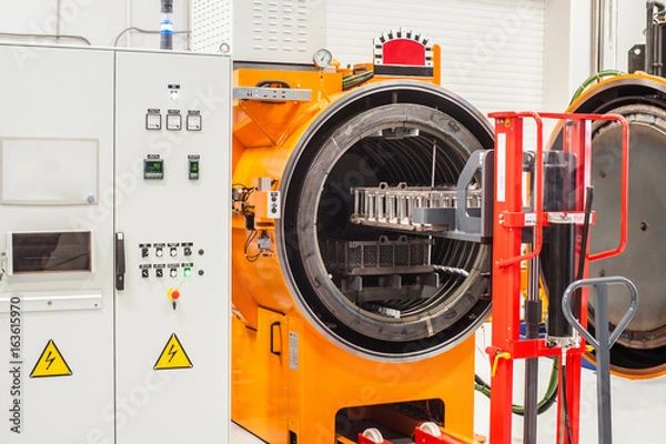 Obraz piec przemysłowy do metalu