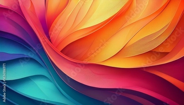 Fototapeta colorful gradient background creating a vibrant and textured effect