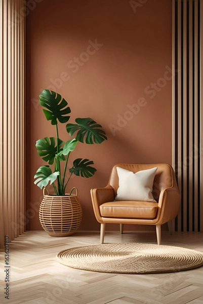 Obraz living room interior with sofa