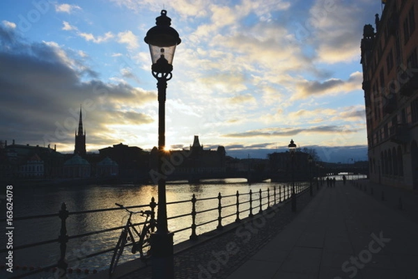 Obraz Stockholm sunset