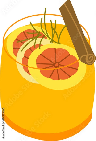 Fototapeta slice of orange