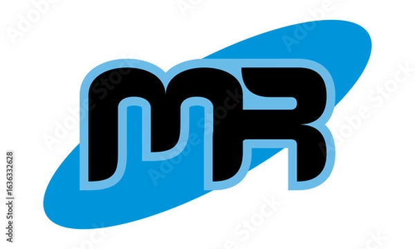 Obraz letter MR icon vector logo