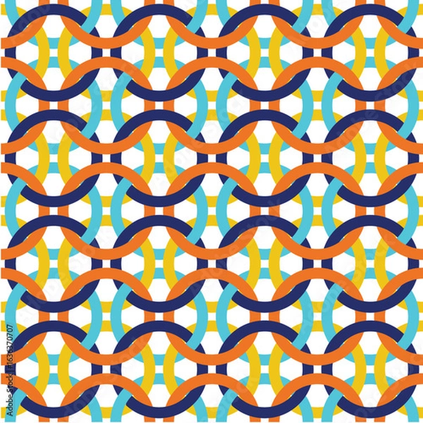 Obraz Seamless modern abstract pattern concept background vector set illusions pattern wallpaper