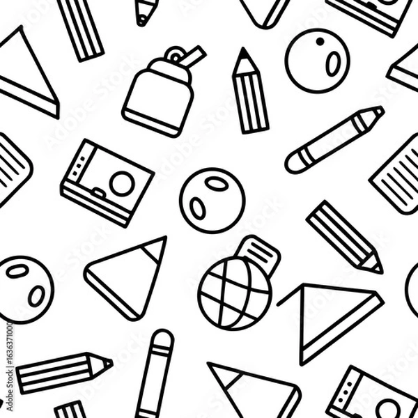 Obraz seamless background with cosmetics