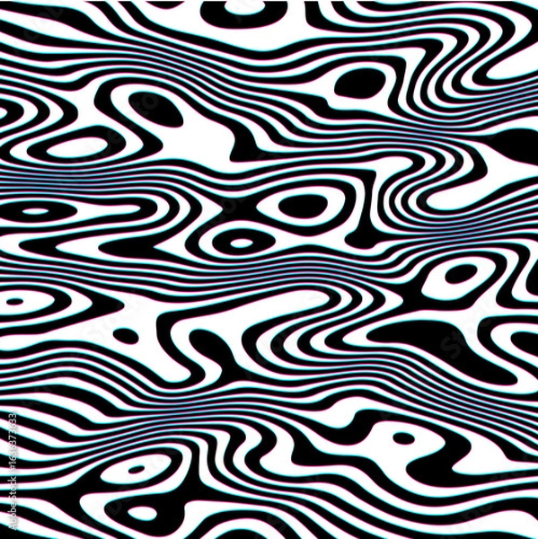 Obraz Seamless modern abstract pattern concept background vector set illusions pattern wallpaper