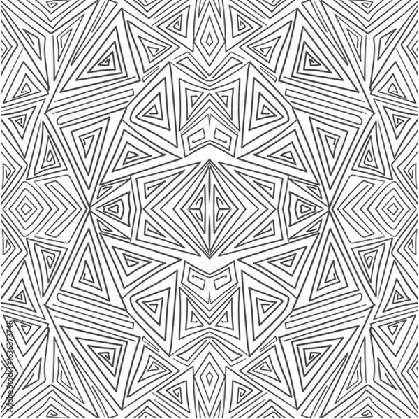 Obraz Seamless modern abstract pattern concept background vector set illusions pattern wallpaper