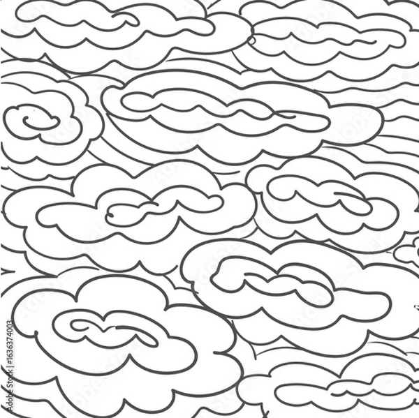 Obraz Seamless modern abstract pattern concept background vector set illusions pattern wallpaper