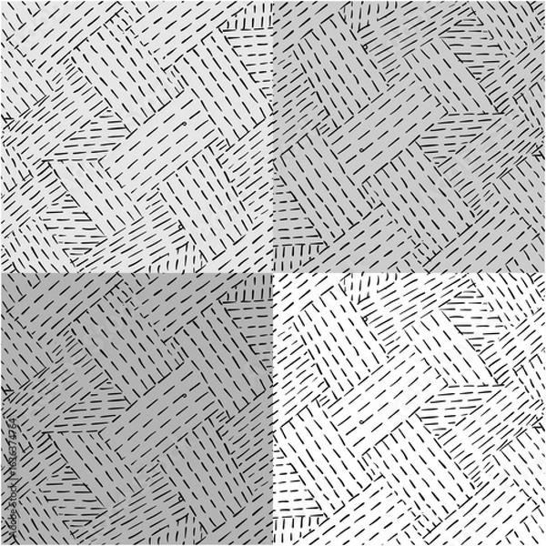 Obraz Seamless modern abstract pattern concept background vector set illusions pattern wallpaper