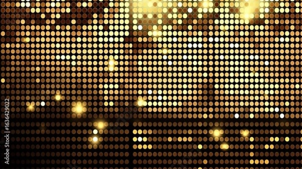 Fototapeta Golden Dot - Patterned Background for Event and Party Designs 