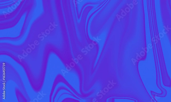 Fototapeta Blue and Purple Abstract Fluid Wave Pattern