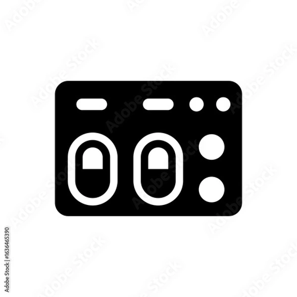 Obraz electric switch icon
