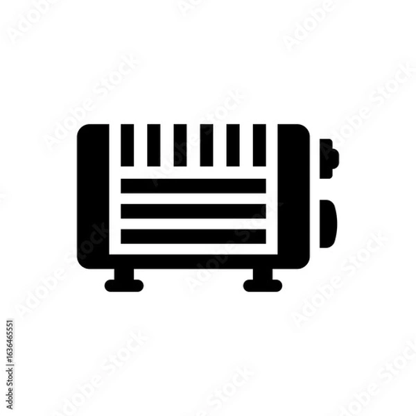 Obraz electric heater icon