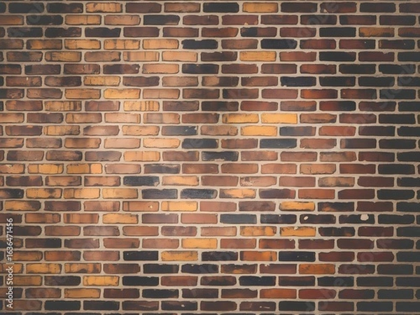 Obraz Aged Brick Wall Texture with Warm Tones