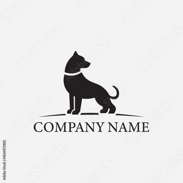 Fototapeta Dog Logo Design